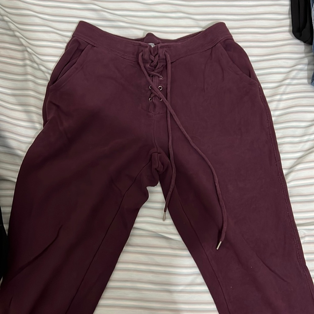 Aerie Burgundy sweatpants